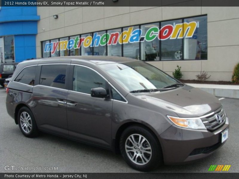 Smoky Topaz Metallic / Truffle 2012 Honda Odyssey EX