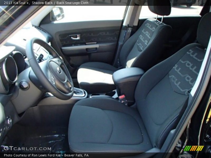 Shadow Black / Black Soul Logo Cloth 2013 Kia Soul +