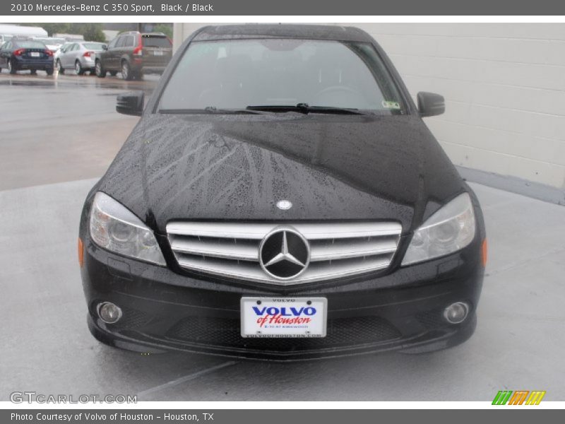 Black / Black 2010 Mercedes-Benz C 350 Sport