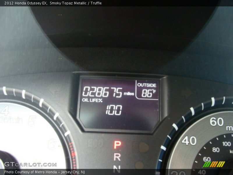 Smoky Topaz Metallic / Truffle 2012 Honda Odyssey EX