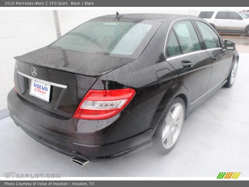 Black / Black 2010 Mercedes-Benz C 350 Sport