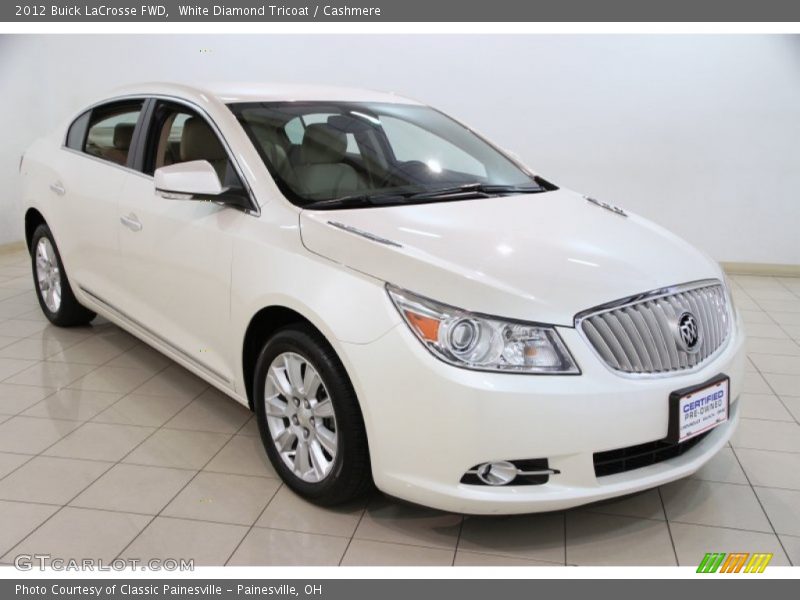 White Diamond Tricoat / Cashmere 2012 Buick LaCrosse FWD