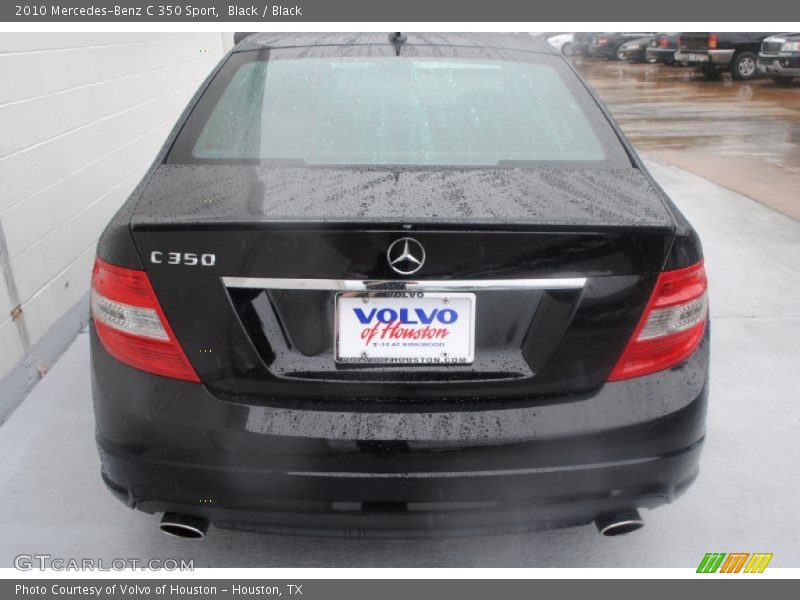 Black / Black 2010 Mercedes-Benz C 350 Sport