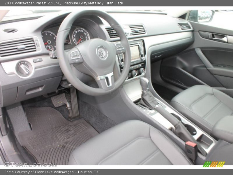  2014 Passat 2.5L SE Titan Black Interior