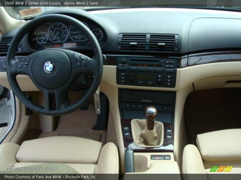Alpine White / Sand 2006 BMW 3 Series 330i Coupe