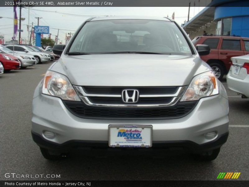 Alabaster Silver Metallic / Gray 2011 Honda CR-V SE 4WD