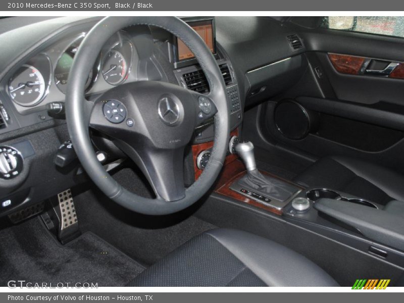 Black / Black 2010 Mercedes-Benz C 350 Sport