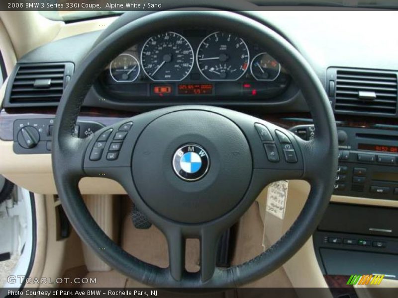 Alpine White / Sand 2006 BMW 3 Series 330i Coupe