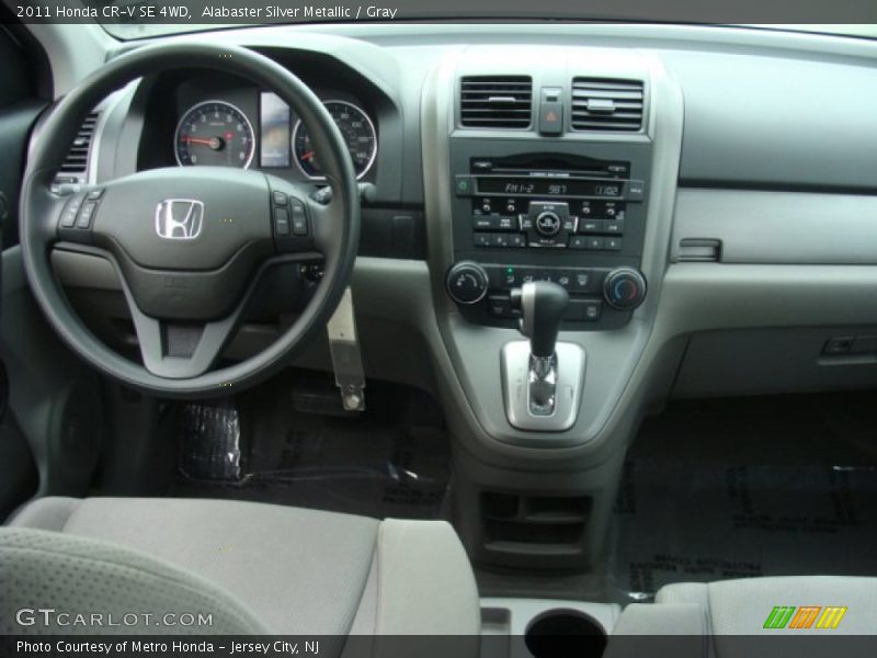 Alabaster Silver Metallic / Gray 2011 Honda CR-V SE 4WD