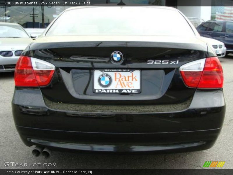 Jet Black / Beige 2006 BMW 3 Series 325xi Sedan