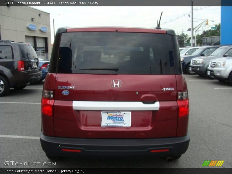 Tango Red Pearl / Gray 2011 Honda Element EX 4WD