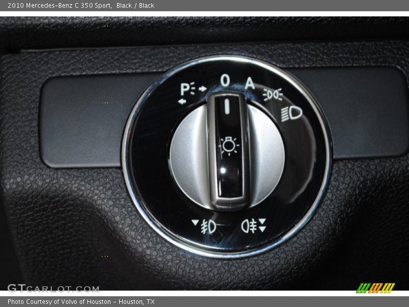 Black / Black 2010 Mercedes-Benz C 350 Sport