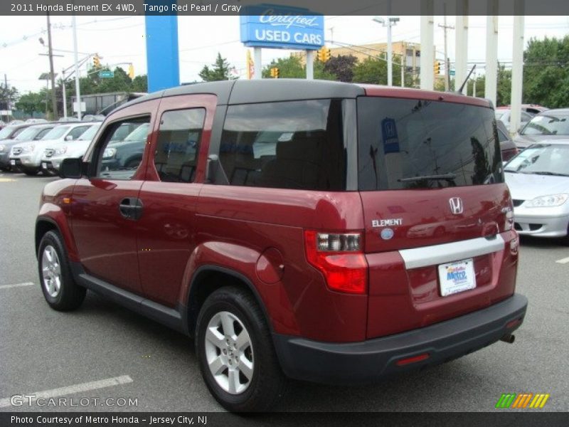 Tango Red Pearl / Gray 2011 Honda Element EX 4WD