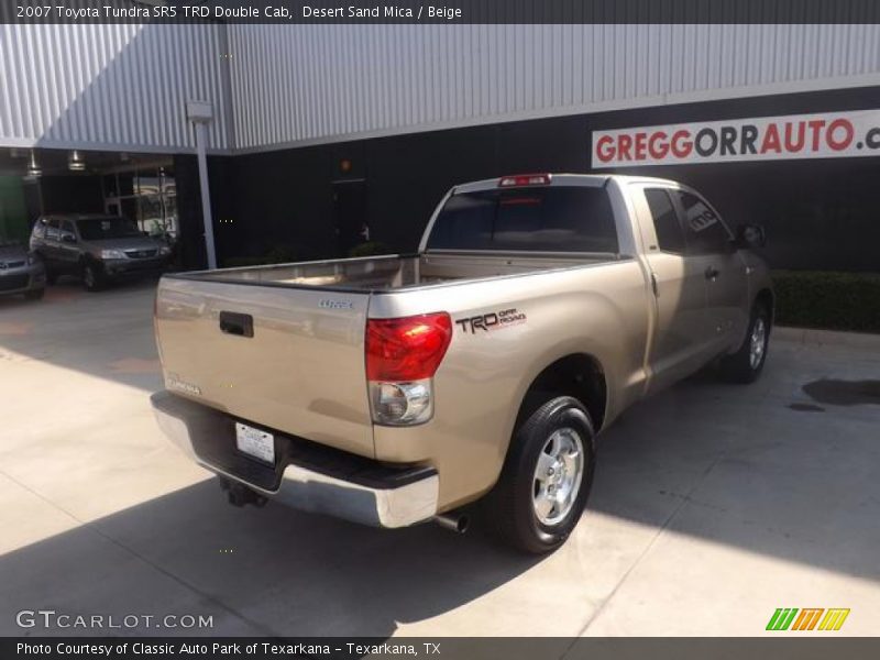 Desert Sand Mica / Beige 2007 Toyota Tundra SR5 TRD Double Cab