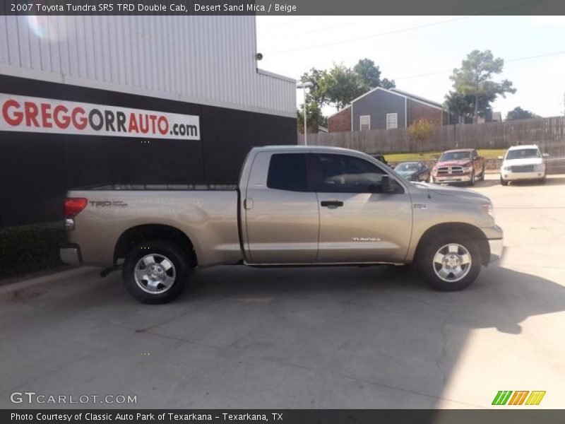 Desert Sand Mica / Beige 2007 Toyota Tundra SR5 TRD Double Cab