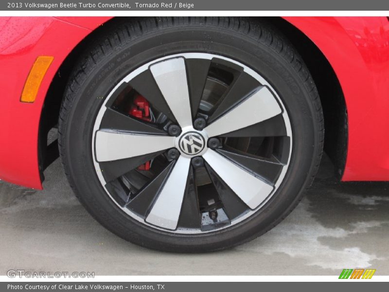Tornado Red / Beige 2013 Volkswagen Beetle Turbo Convertible