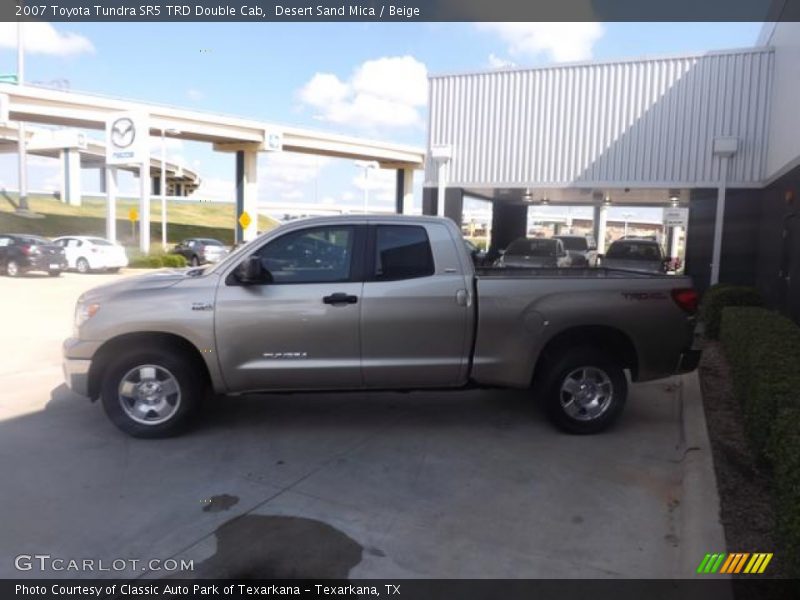 Desert Sand Mica / Beige 2007 Toyota Tundra SR5 TRD Double Cab