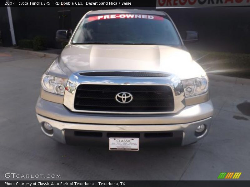 Desert Sand Mica / Beige 2007 Toyota Tundra SR5 TRD Double Cab