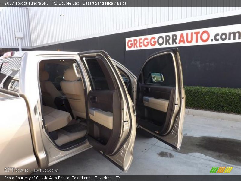 Desert Sand Mica / Beige 2007 Toyota Tundra SR5 TRD Double Cab