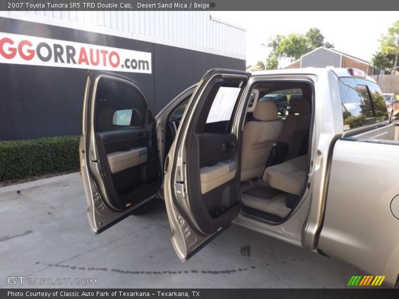 Desert Sand Mica / Beige 2007 Toyota Tundra SR5 TRD Double Cab