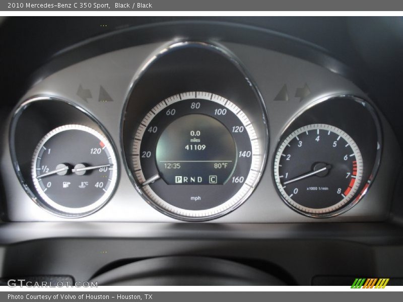 Black / Black 2010 Mercedes-Benz C 350 Sport