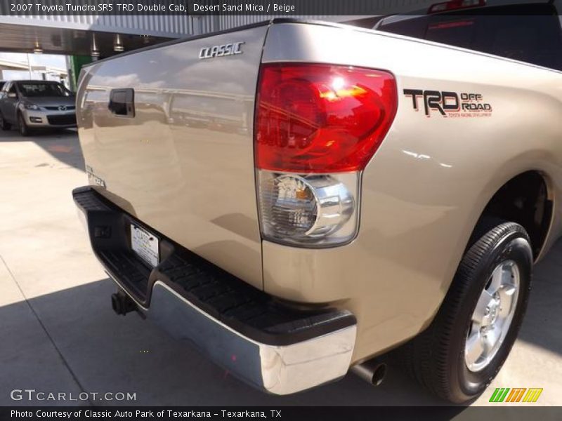 Desert Sand Mica / Beige 2007 Toyota Tundra SR5 TRD Double Cab