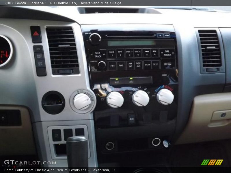Desert Sand Mica / Beige 2007 Toyota Tundra SR5 TRD Double Cab