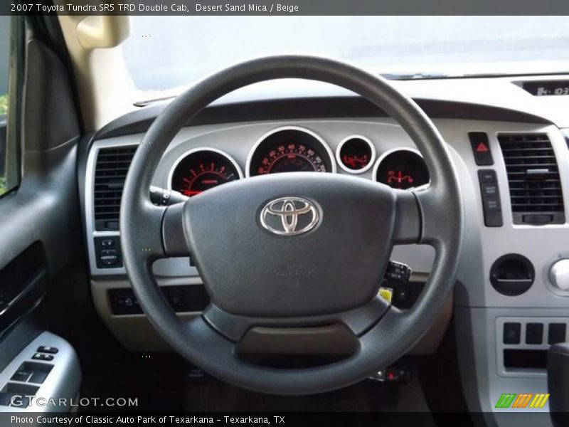 Desert Sand Mica / Beige 2007 Toyota Tundra SR5 TRD Double Cab