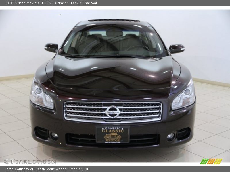 Crimson Black / Charcoal 2010 Nissan Maxima 3.5 SV