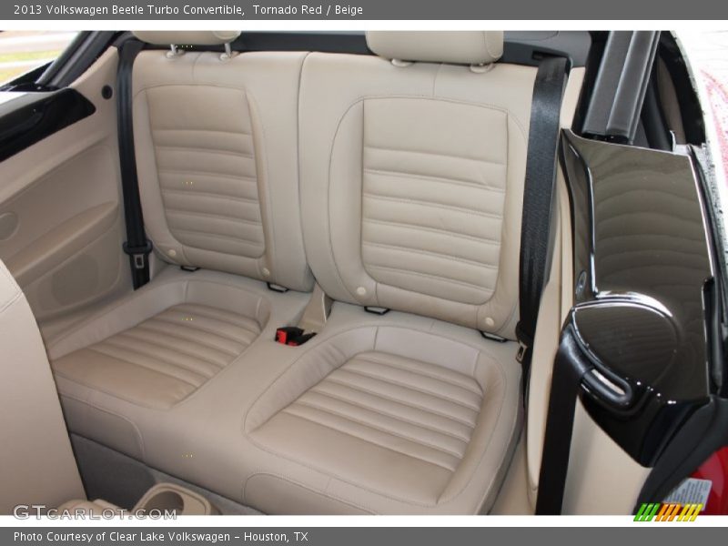 Tornado Red / Beige 2013 Volkswagen Beetle Turbo Convertible
