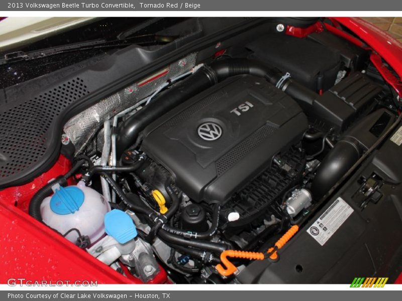 Tornado Red / Beige 2013 Volkswagen Beetle Turbo Convertible