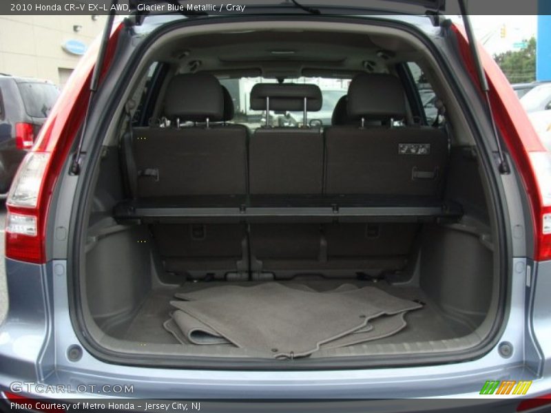 Glacier Blue Metallic / Gray 2010 Honda CR-V EX-L AWD