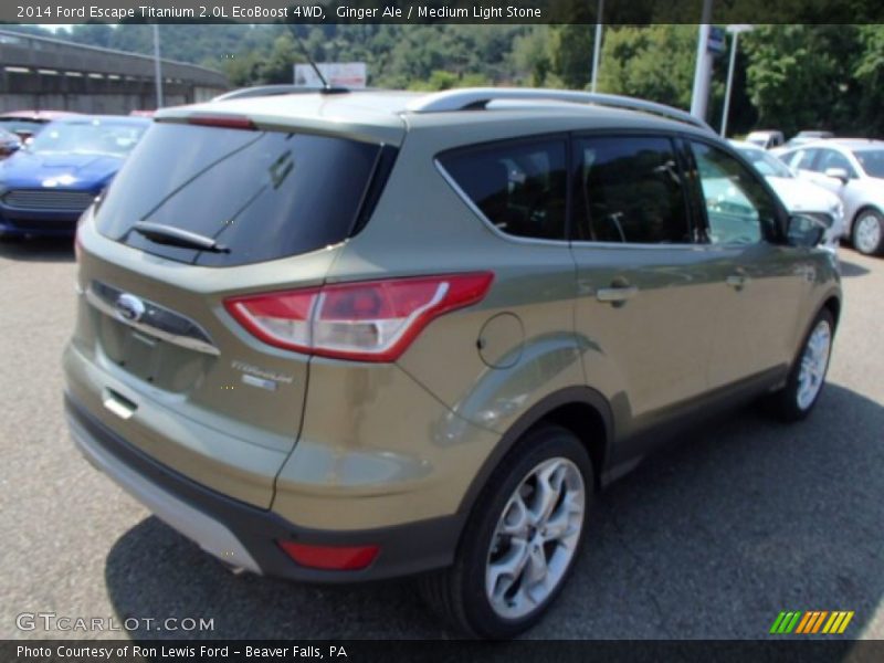Ginger Ale / Medium Light Stone 2014 Ford Escape Titanium 2.0L EcoBoost 4WD