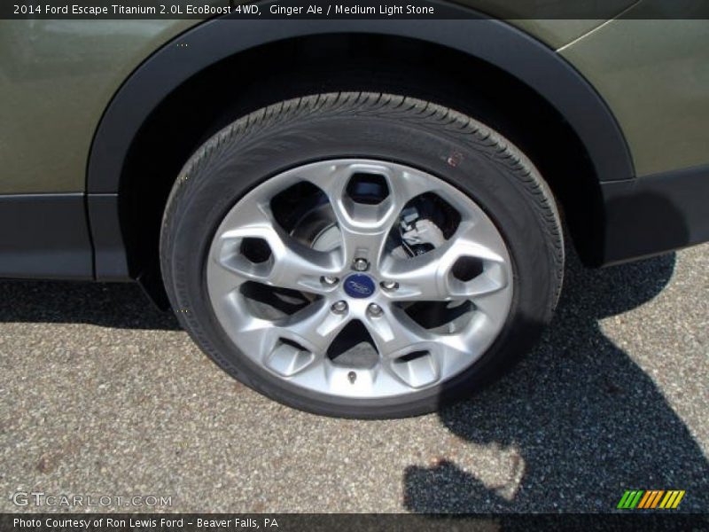 Ginger Ale / Medium Light Stone 2014 Ford Escape Titanium 2.0L EcoBoost 4WD