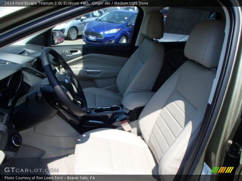 Ginger Ale / Medium Light Stone 2014 Ford Escape Titanium 2.0L EcoBoost 4WD