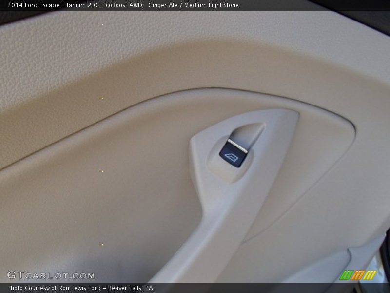 Ginger Ale / Medium Light Stone 2014 Ford Escape Titanium 2.0L EcoBoost 4WD