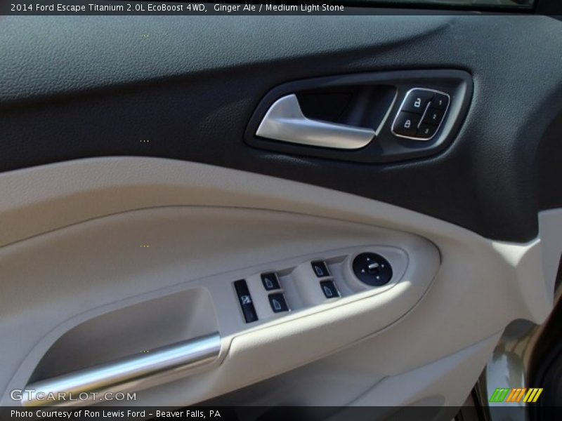 Ginger Ale / Medium Light Stone 2014 Ford Escape Titanium 2.0L EcoBoost 4WD