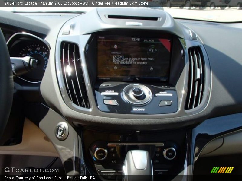 Ginger Ale / Medium Light Stone 2014 Ford Escape Titanium 2.0L EcoBoost 4WD