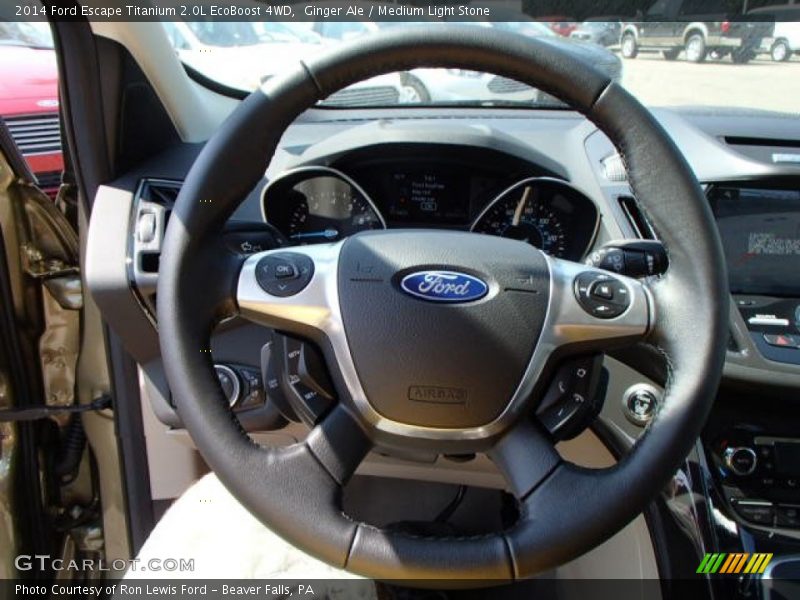 Ginger Ale / Medium Light Stone 2014 Ford Escape Titanium 2.0L EcoBoost 4WD