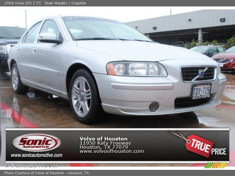 Silver Metallic / Graphite 2009 Volvo S60 2.5T