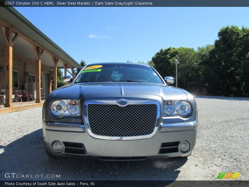 Silver Steel Metallic / Dark Slate Gray/Light Graystone 2007 Chrysler 300 C HEMI