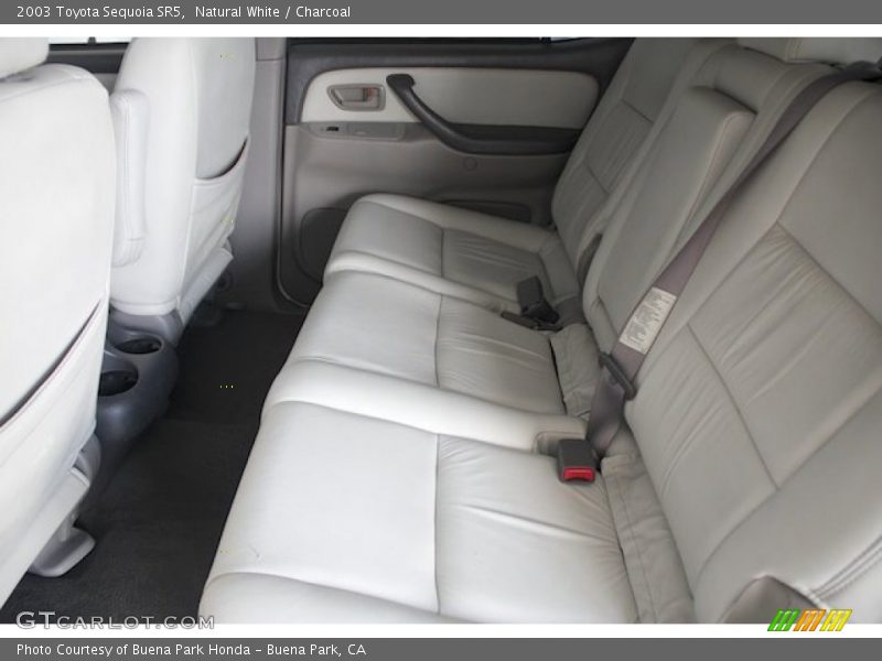 Natural White / Charcoal 2003 Toyota Sequoia SR5