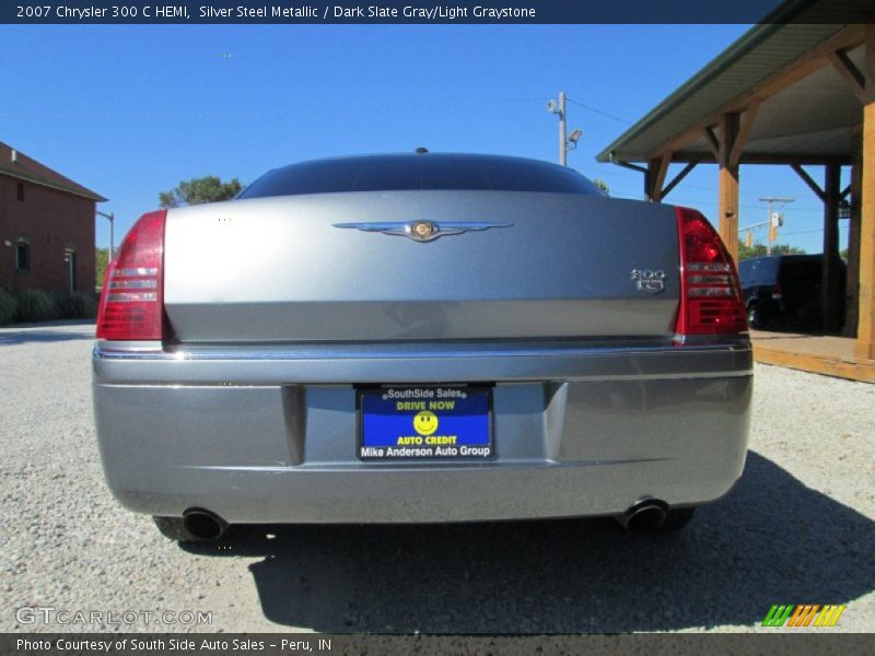 Silver Steel Metallic / Dark Slate Gray/Light Graystone 2007 Chrysler 300 C HEMI