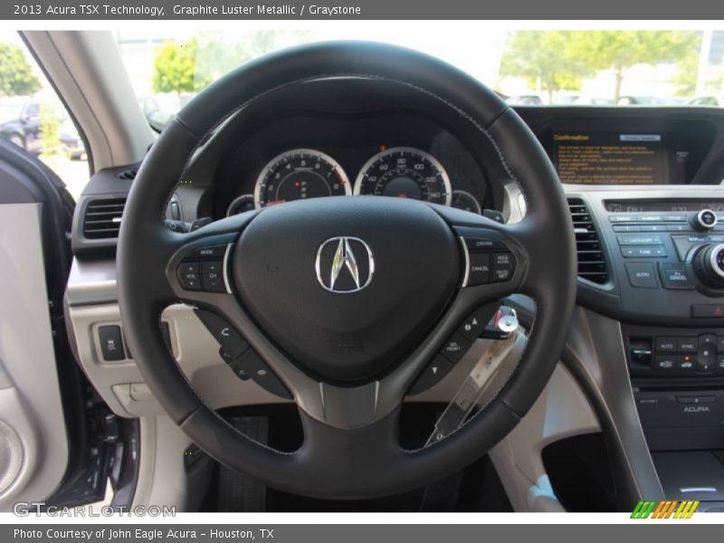 Graphite Luster Metallic / Graystone 2013 Acura TSX Technology