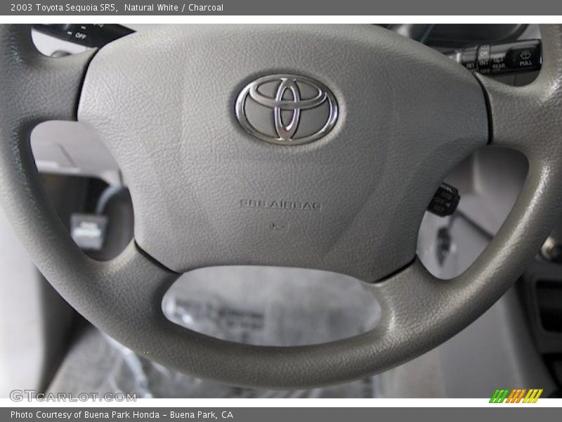 Natural White / Charcoal 2003 Toyota Sequoia SR5