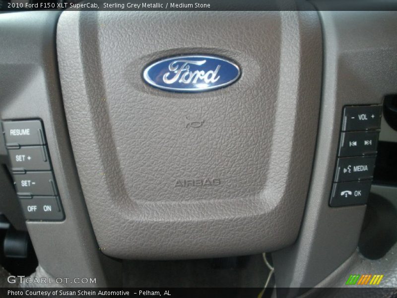 Sterling Grey Metallic / Medium Stone 2010 Ford F150 XLT SuperCab