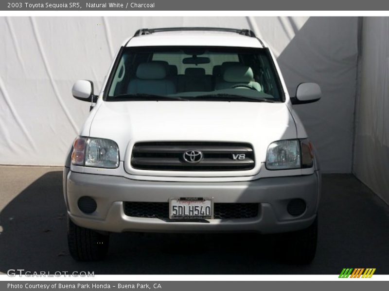Natural White / Charcoal 2003 Toyota Sequoia SR5