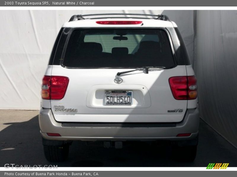 Natural White / Charcoal 2003 Toyota Sequoia SR5