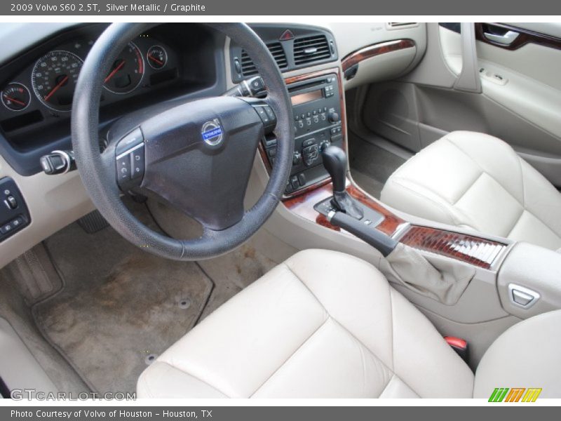 Silver Metallic / Graphite 2009 Volvo S60 2.5T