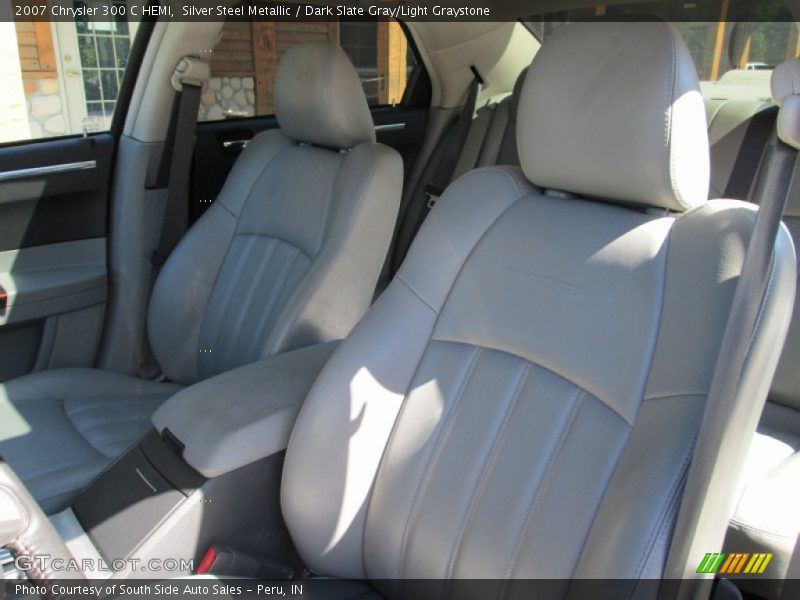 Silver Steel Metallic / Dark Slate Gray/Light Graystone 2007 Chrysler 300 C HEMI